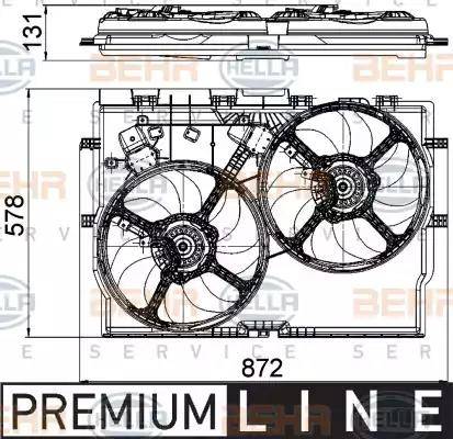 HELLA 8EW 351 041-441 - Ventola, Raffreddamento motore autozon.pro