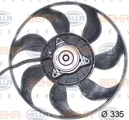 HELLA 8EW 351 043-591 - Ventola, Raffreddamento motore autozon.pro