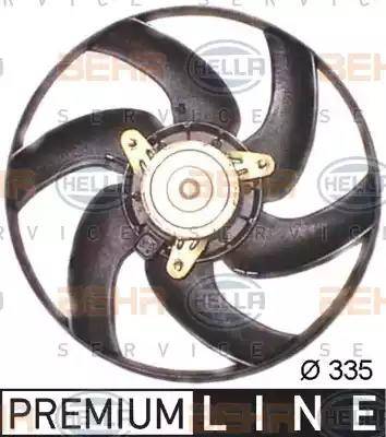 HELLA 8EW 351 043-521 - Ventola, Raffreddamento motore autozon.pro