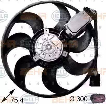 HELLA 8EW 351 043-241 - Ventola, Raffreddamento motore autozon.pro