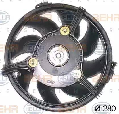 HELLA 8EW 351 043-781 - Ventola, Raffreddamento motore autozon.pro