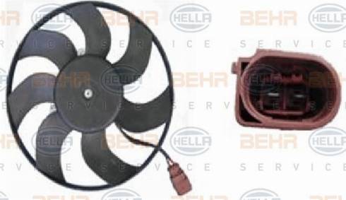 HELLA 8EW 351 039-184 - Ventola, Raffreddamento motore autozon.pro