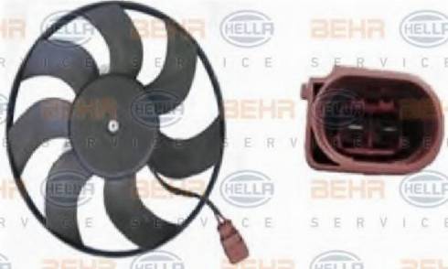 HELLA 8EW 351 039-201 - Ventola, Raffreddamento motore autozon.pro