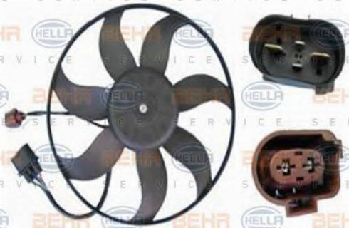 HELLA 8EW 351 039-791 - Ventola, Raffreddamento motore autozon.pro