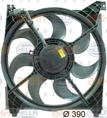 HELLA 8EW 351 034-471 - Ventola, Raffreddamento motore autozon.pro