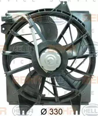 HELLA 8EW 351 034-681 - Ventola, Raffreddamento motore autozon.pro