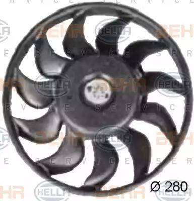 HELLA 8EW 351 034-791 - Ventola, Raffreddamento motore autozon.pro