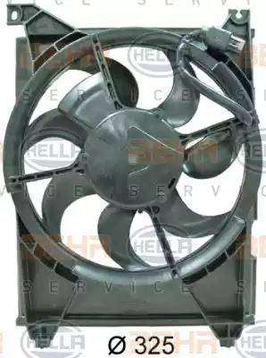 HELLA 8EW 351 034-701 - Ventola, Condensatore climatizzatore autozon.pro