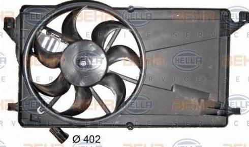 HELLA 8EW 351 150-424 - Ventola, Raffreddamento motore autozon.pro