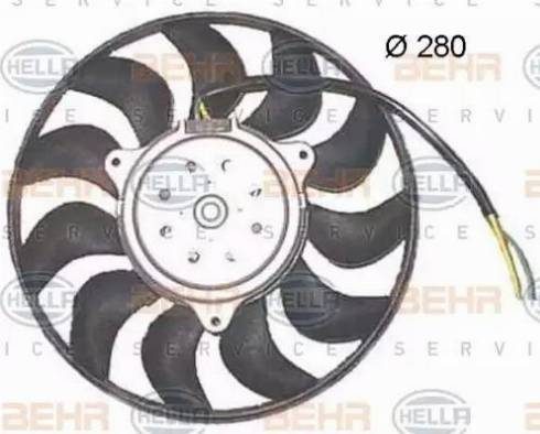 HELLA 8EW 351 150-034 - Ventola, Raffreddamento motore autozon.pro