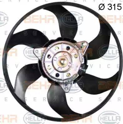 HELLA 8EW 351 150-194 - Ventola, Raffreddamento motore autozon.pro