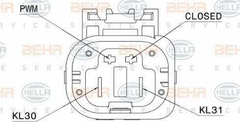 HELLA 8EW 351 151-071 - Ventola, Raffreddamento motore autozon.pro