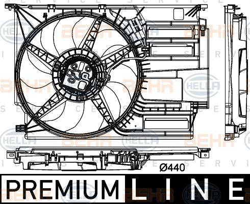 HELLA 8EW 351 151-101 - Ventola, Raffreddamento motore autozon.pro