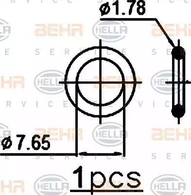 HELLA 8FC 351 343-444 - Condensatore, Climatizzatore autozon.pro