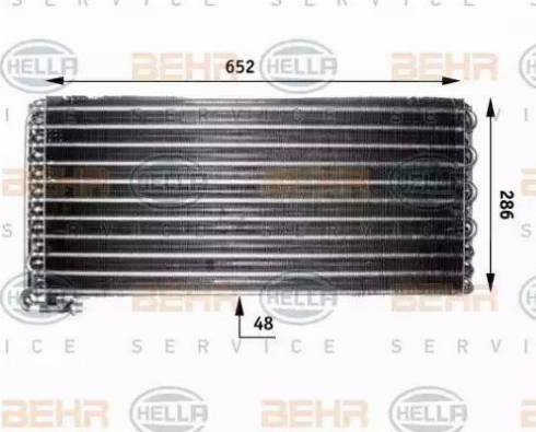 HELLA 8FC 351 300-071 - Condensatore, Climatizzatore autozon.pro