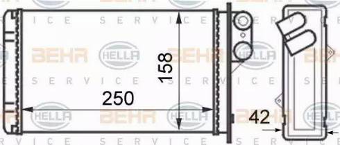 HELLA 8FH 351 024-331 - Scambiatore calore, Riscaldamento abitacolo autozon.pro