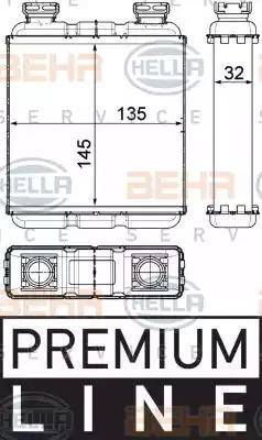 HELLA 8FH 351 315-481 - Scambiatore calore, Riscaldamento abitacolo autozon.pro