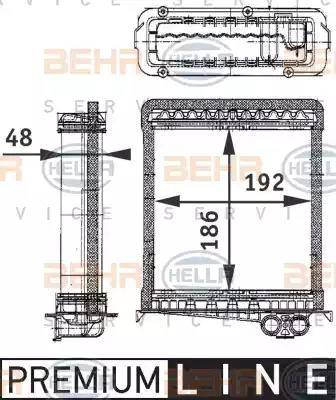 HELLA 8FH 351 311-751 - Scambiatore calore, Riscaldamento abitacolo autozon.pro