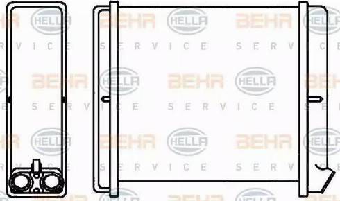 HELLA 8FH 351 313-671 - Scambiatore calore, Riscaldamento abitacolo autozon.pro