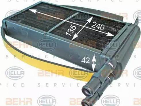 HELLA 8FH 351 313-131 - Scambiatore calore, Riscaldamento abitacolo autozon.pro