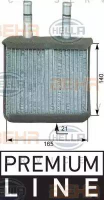 HELLA 8FH 351 313-791 - Scambiatore calore, Riscaldamento abitacolo autozon.pro