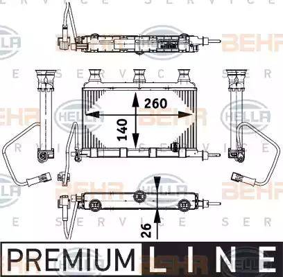 HELLA 8FH 351 312-151 - Scambiatore calore, Riscaldamento abitacolo autozon.pro