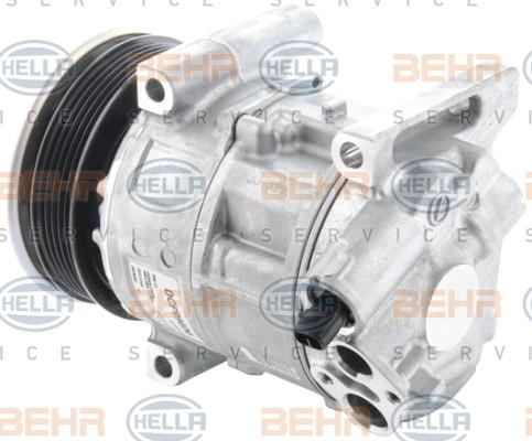 HELLA 8FK 351 006-491 - Compressore, Climatizzatore autozon.pro