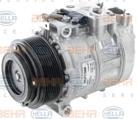 HELLA 8FK 351 006-411 - Compressore, Climatizzatore autozon.pro