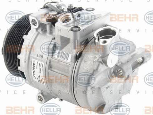 HELLA 8FK 351 006-411 - Compressore, Climatizzatore autozon.pro