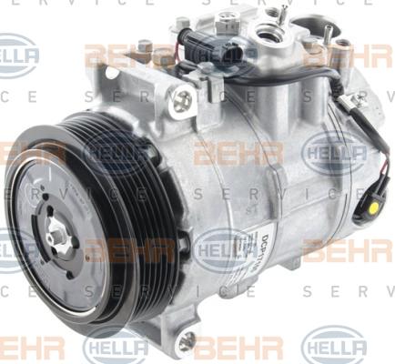 HELLA 8FK 351 006-481 - Compressore, Climatizzatore autozon.pro