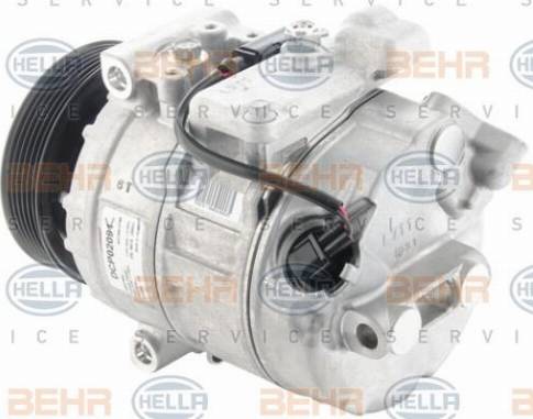 HELLA 8FK 351 006-421 - Compressore, Climatizzatore autozon.pro