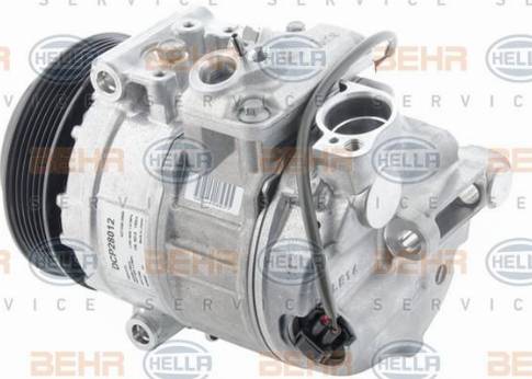 HELLA 8FK 351 006-381 - Compressore, Climatizzatore autozon.pro