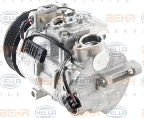 HELLA 8FK 351 008-301 - Compressore, Climatizzatore autozon.pro