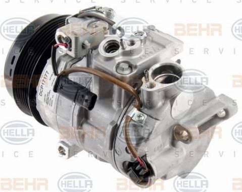 HELLA 8FK 351 008-311 - Compressore, Climatizzatore autozon.pro