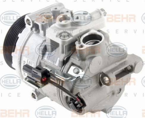 HELLA 8FK 351 008-321 - Compressore, Climatizzatore autozon.pro