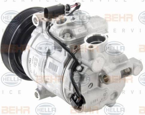 HELLA 8FK 351 008-261 - Compressore, Climatizzatore autozon.pro