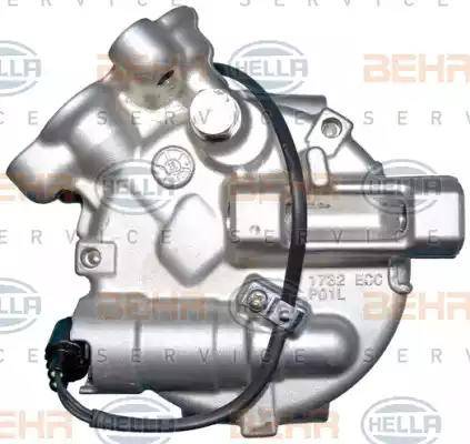 HELLA 8FK 351 003-391 - Compressore, Climatizzatore autozon.pro