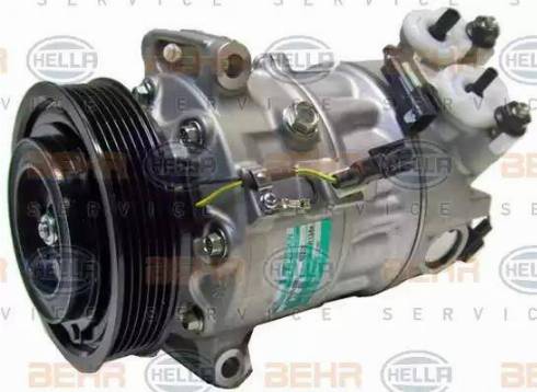 HELLA 8FK 351 003-381 - Compressore, Climatizzatore autozon.pro