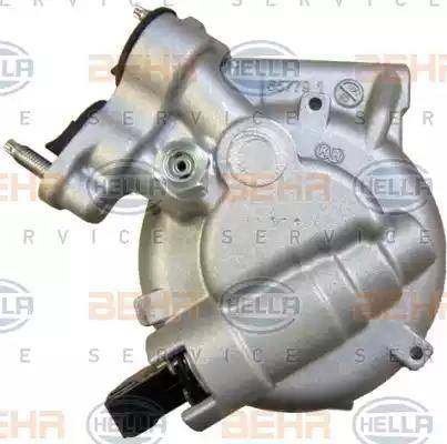 HELLA 8FK 351 003-281 - Compressore, Climatizzatore autozon.pro