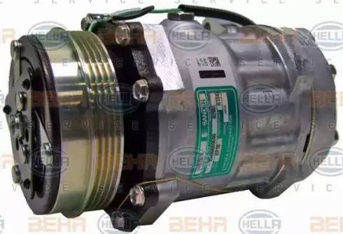 HELLA 8FK 351 002-491 - Compressore, Climatizzatore autozon.pro