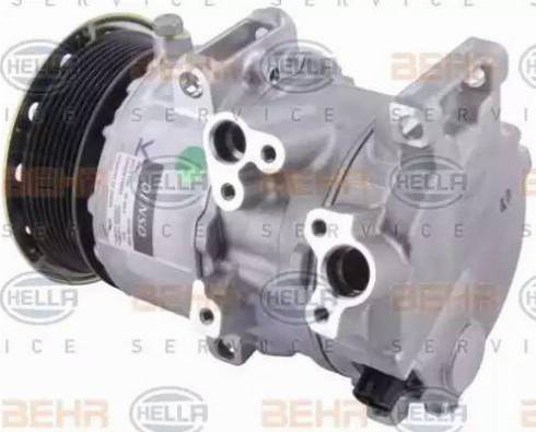 HELLA 8FK 351 002-411 - Compressore, Climatizzatore autozon.pro