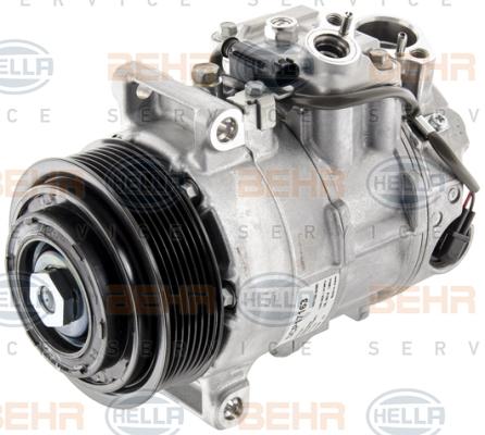 HELLA 8FK 351 007-151 - Compressore, Climatizzatore autozon.pro