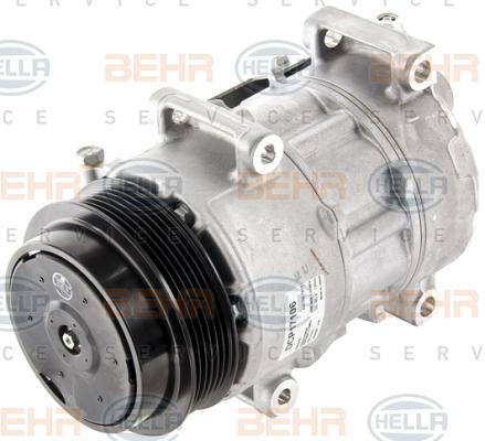 HELLA 8FK 351 007-101 - Compressore, Climatizzatore autozon.pro