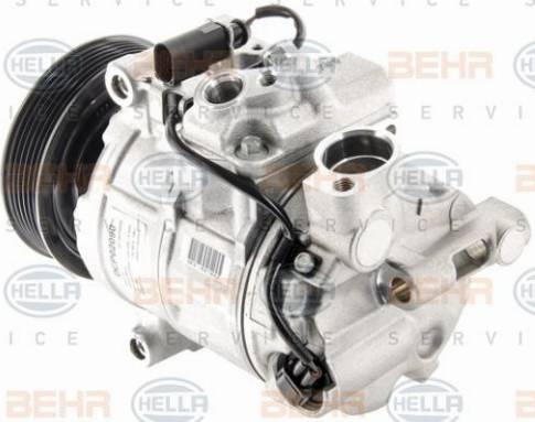 HELLA 8FK 351 007-111 - Compressore, Climatizzatore autozon.pro