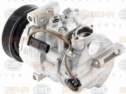 HELLA 8FK 351 007-181 - Compressore, Climatizzatore autozon.pro