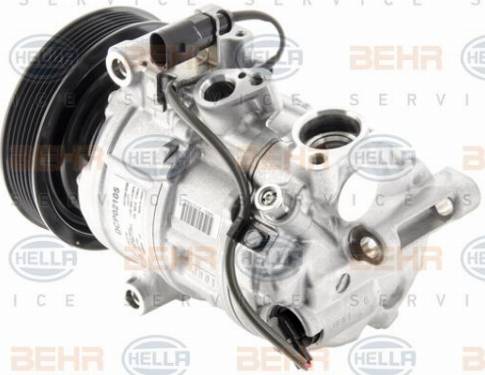 HELLA 8FK 351 007-131 - Compressore, Climatizzatore autozon.pro