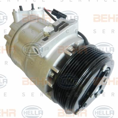 HELLA 8FK 351 007-831 - Compressore, Climatizzatore autozon.pro