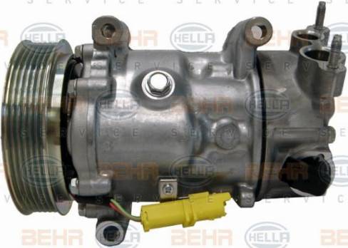 HELLA 8FK 351 007-211 - Compressore, Climatizzatore autozon.pro