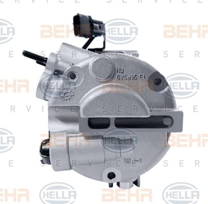 HELLA 8FK 351 010-061 - Compressore, Climatizzatore autozon.pro