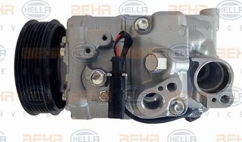 HELLA 8FK 351 105-611 - Compressore, Climatizzatore autozon.pro